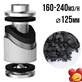 FILTR WĘGLOWY PRO-ECO VF, fi125mm, 160-240m3/h, h15cm, węgiel 1,2kg