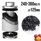 FILTR WĘGLOWY PRO-ECO VF, fi125mm, 240-360m3/h, h20cm, węgiel 1,7kg