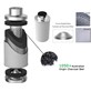FILTR WĘGLOWY PRO-ECO VF, fi250mm, 1300-1950m3/h, h70cm, węgiel 12,5kg