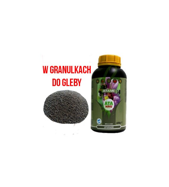 ATA NRG - UPGRADE 600g ORGANICZNY NAWÓZ DO GLEBY W GRANULKACH + BAKTERIE GLEBOWE, ATAMI