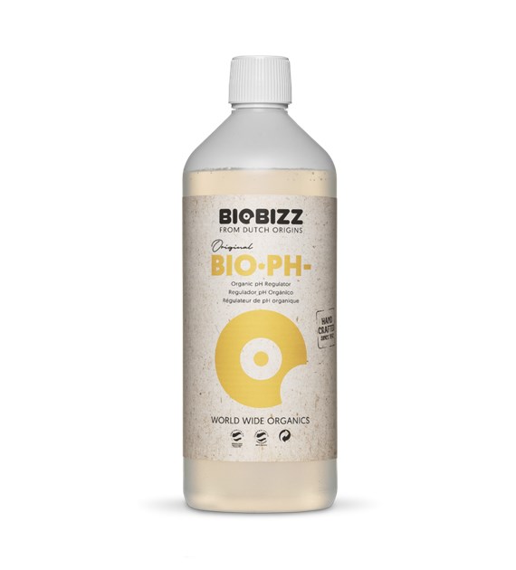 BIOBIZZ PH MINUS, 0.25L, ORGANICZNY REGULATOR OBNIŻAJĄCY pH, (gleba, hydro, kokos)