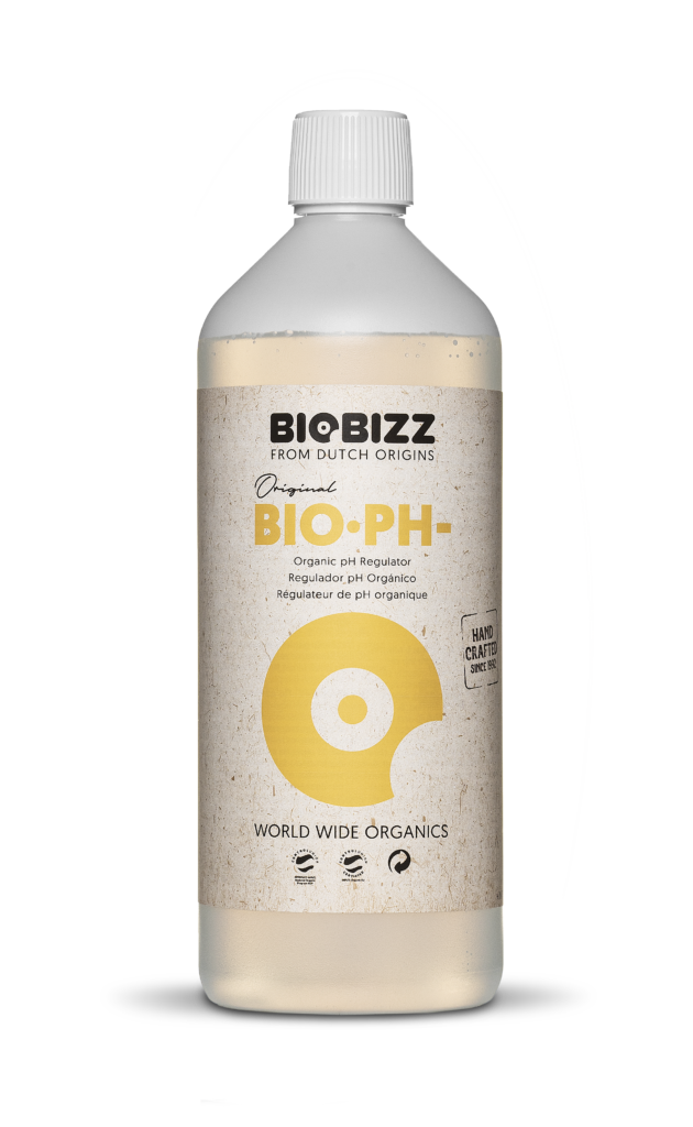 BIOBIZZ PH MINUS, 0.25L, ORGANICZNY REGULATOR OBNIŻAJĄCY pH, (gleba, hydro, kokos)