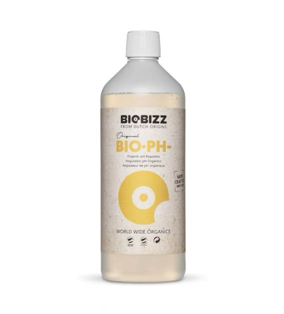 BIOBIZZ PH MINUS, 0.5L, ORGANICZNY REGULATOR OBNIŻAJĄCY pH, (gleba, hydro, kokos)
