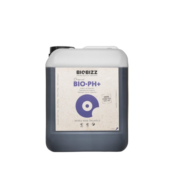 BIOBIZZ PH PLUS, 5L, ORGANICZNY REGULATOR PODNOSZĄCY pH, (gleba, hydro, kokos)