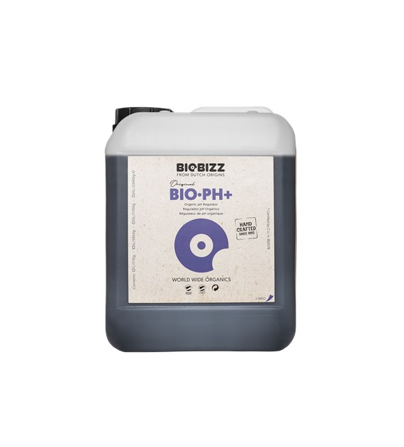 BIOBIZZ PH PLUS, 5L, ORGANICZNY REGULATOR PODNOSZĄCY pH, (gleba, hydro, kokos)