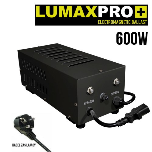 !-ZASILACZ DO LAMP HPS i MH, 600W, PÓŁ-ELEKTRONICZNY, LUMAXPRO - GARDEN HIGHPRO, MIĘKKI STAR, GHP