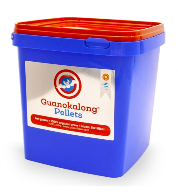 GUANOKALONG PELLET  10kg, NAWÓZ ORGANICZNY NA WZROST I KWITNIENIE, GUANOKALONG
