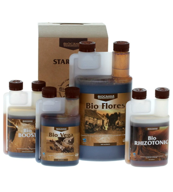 BIO STARTER KIT,  ZESTAW NAWOZÓW I STYMULATORÓW DO GLEBY, BIOCANNA