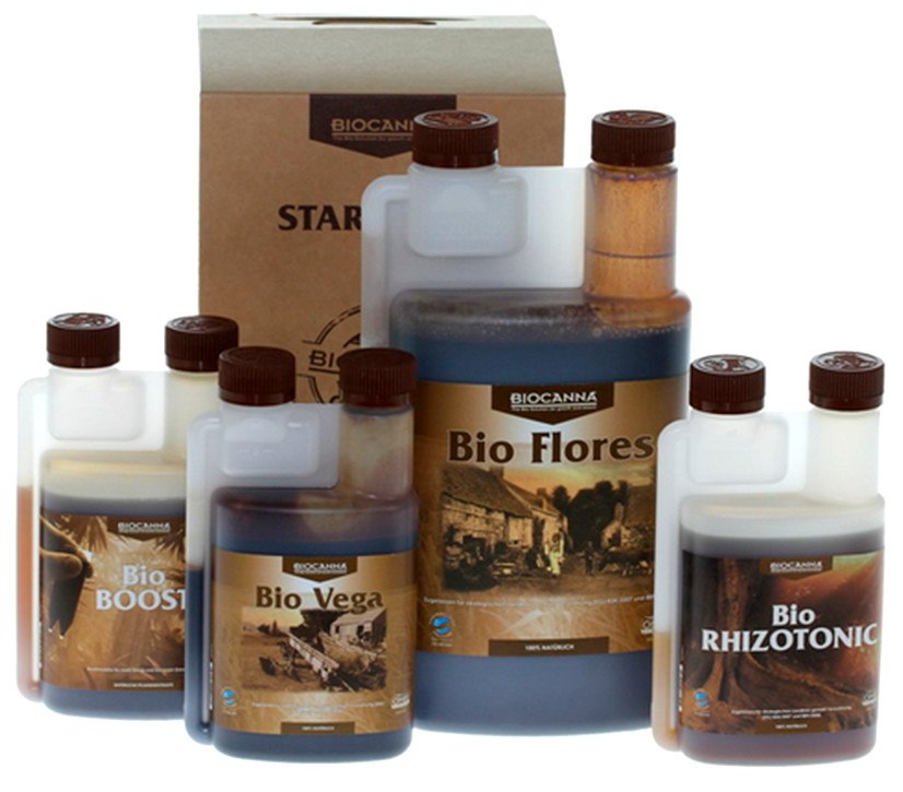 BIO STARTER KIT,  ZESTAW NAWOZÓW I STYMULATORÓW DO GLEBY, BIOCANNA