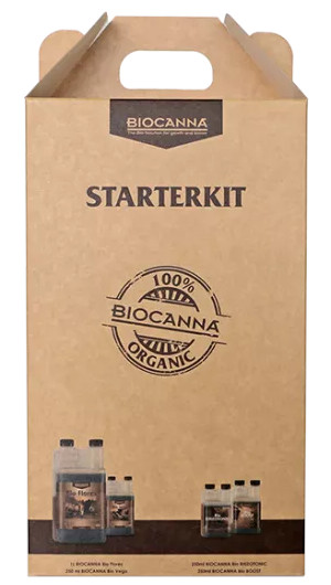 BIO STARTER KIT,  ZESTAW NAWOZÓW I STYMULATORÓW DO GLEBY, BIOCANNA