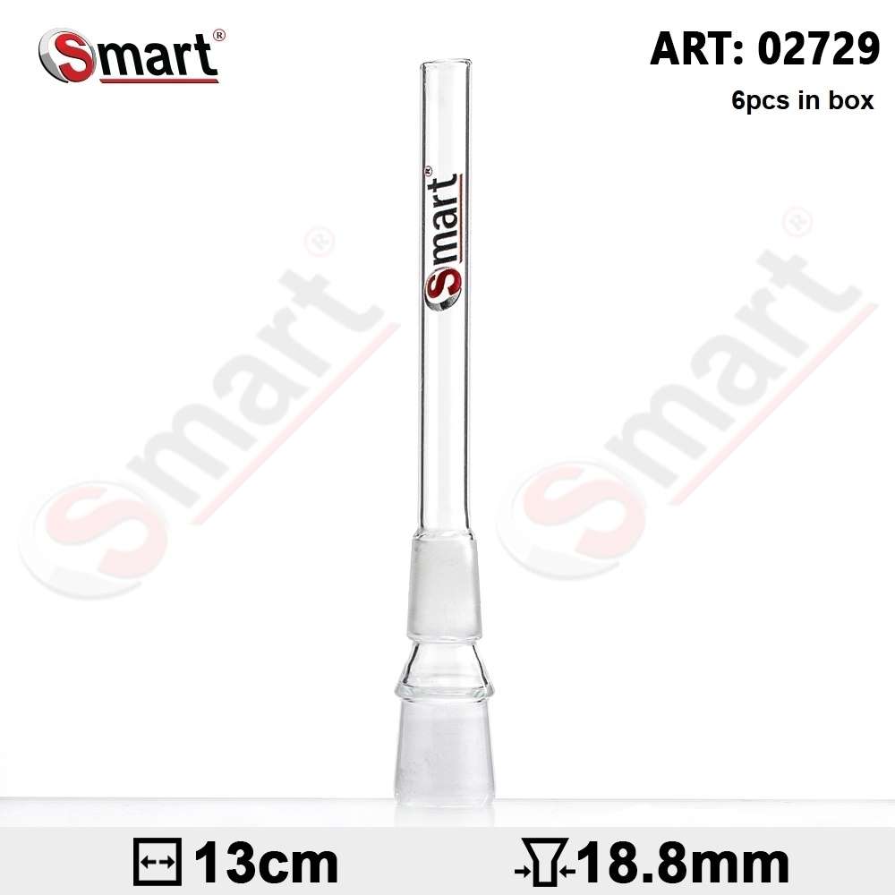 !- ŁĄCZNIK SZKLANY DO FAJEK WODNYCH - SMART, szl.18,8mm / dł.13cm