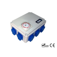 !-TEMPO BOX - STEROWNIK / PROGRAMATOR CZASOWY Z PRZEKAŹNIKIEM ABSORBUJĄCYM, TIMERBOX 8x600W, 230V