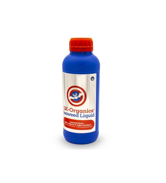 SEAWEED LIQUID PŁYN 1L,  ORGANICZNY STYMULATOR WZROSTU I KWITNIENIA, ZAWIERA HORMONY WZROSTU - GIBBELLINĘ I CYTOKINE, GUANOKALONG GK-Organics
