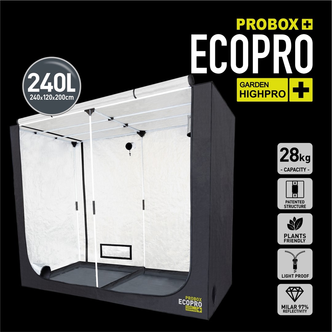 !-240x120 xh200cm, PROBOX ECOPRO 240L - GROWBOX, SZAFA, NAMIOT DO UPRAWY ROŚLIN, GARDEN HIGHPRO