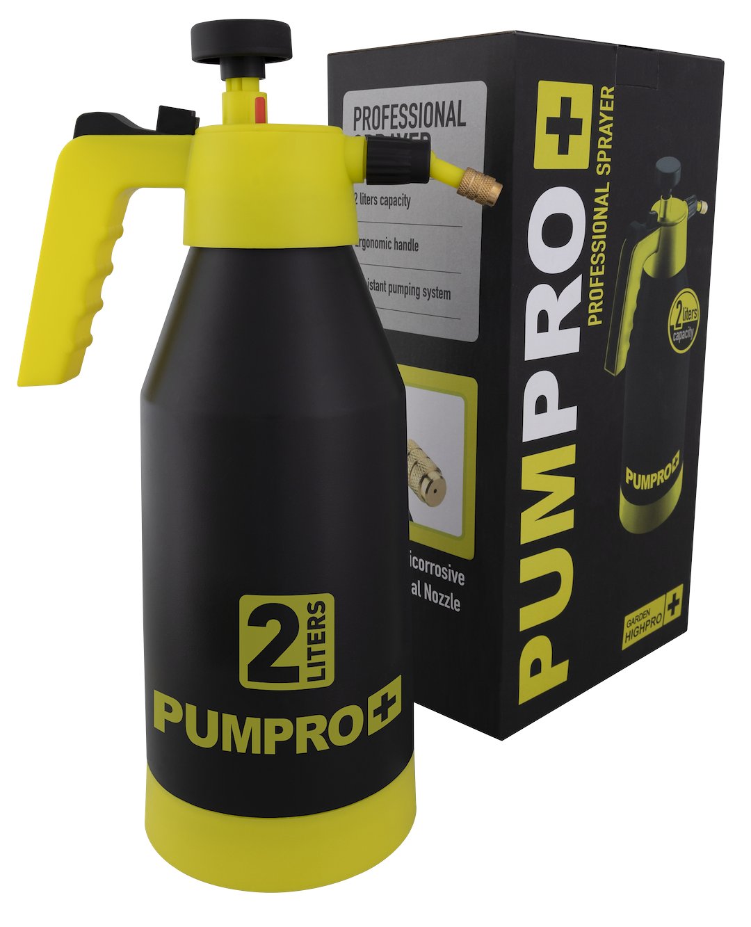 OPRYSKIWACZ / SPRYSKIWACZ CIŚNIENIOWY DO ROŚLIN, RĘCZNY - PUMPRO 2L, Garden Highpro, GHP, foliar