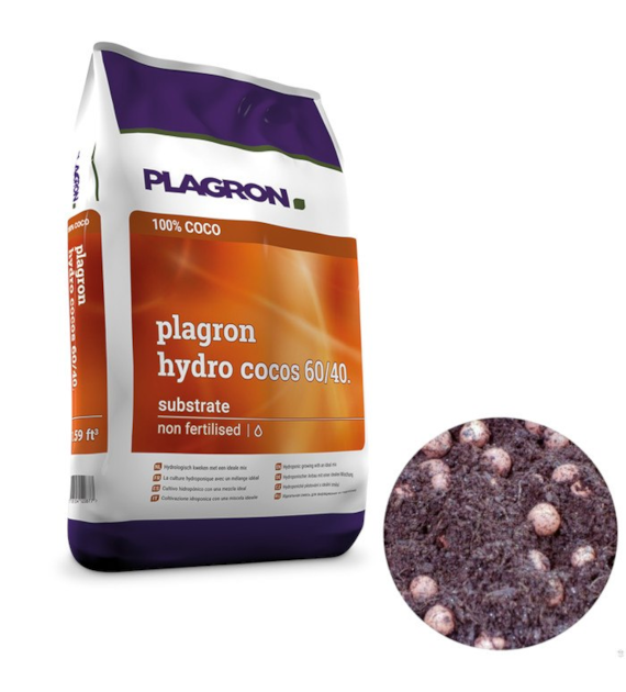 HYDRO COCOS 60/40 - 45L, MIX PODŁOŻA - GRANULAT CERAMICZNY + KOKOS, PLAGRON, 1 paleta= 50 worków