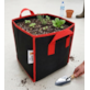 !- HemPot 100L - ODDYCHAJĄCA, KWADRATOWA DONICZKA MATERIAŁOWA 50x50xh40cm, Z UCHWYTAMI, odpowiednik Smart Pot, Growbag