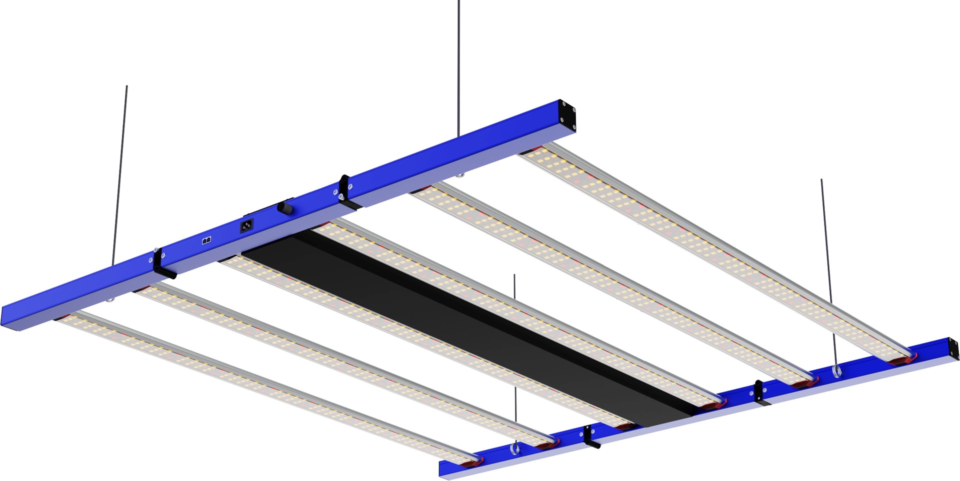 LAMPA LED AX 600W RESIN+, 2,8 µmol/J , DUAL + DEEP RED, SAMSUNG + OSRAM, NA WZROST I KWITNIENIE, oświetla 150x150cm, RJ14, VF.Krakow, (zamiennik Zeus Lumatek)