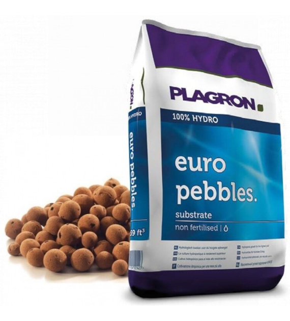 EURO PEBBLES 45L - GRANULAT CERAMICZNY 8/16mm, PLAGRON, (1 paleta=50 worków)