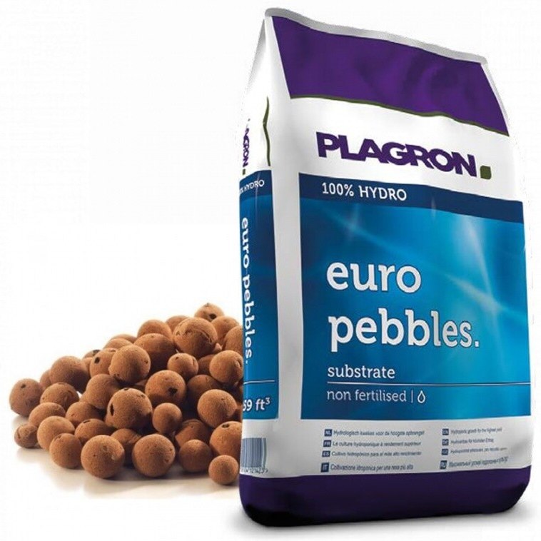 EURO PEBBLES 45L - GRANULAT CERAMICZNY 8/16mm, PLAGRON, (1 paleta=50 worków)