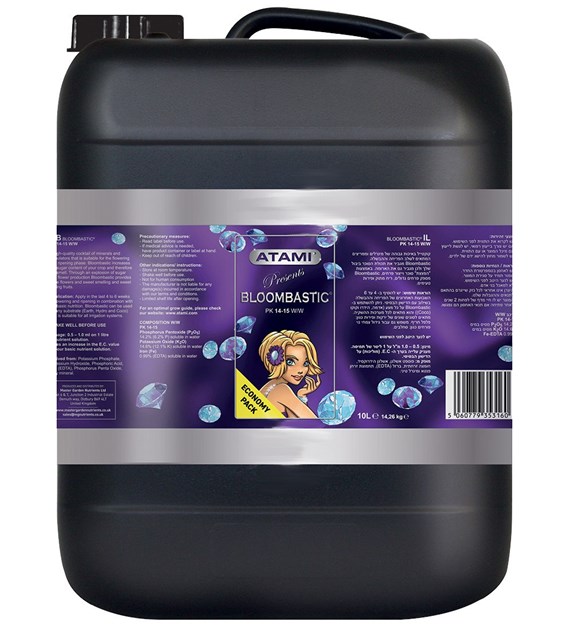 BLOOMBASTIC 10L, STYMULATOR KWITNIENIA, BOOSTER, ATAMI