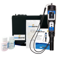 ELEKTRONICZNY MIERNIK 4w1 -  pH, EC, TDS (PPM), TEMPERATURA + WALIZKA + PŁYNY DO KALIBRACJI, P160 PRO2 COMBO, AQUA MASTER TOOLS