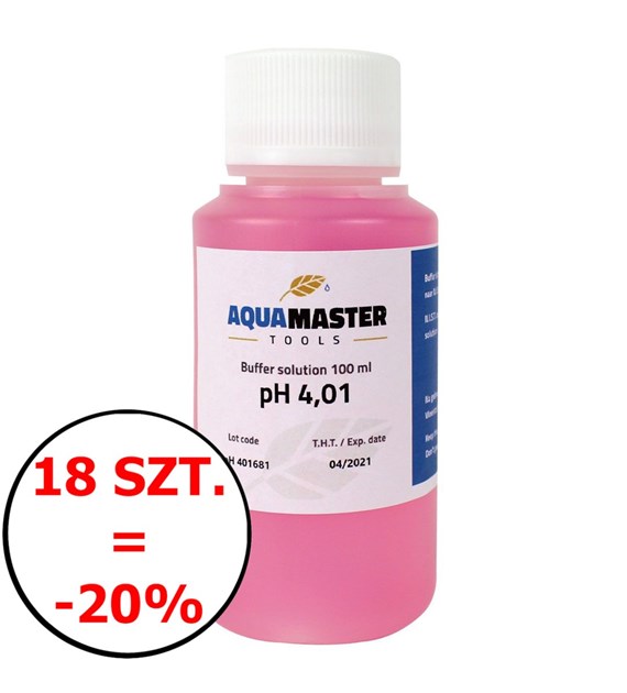 PŁYN / FLUID DO KALIBRACJI MIERNIKA pH 4.01, 100ml, AQUA MASTER TOOLS