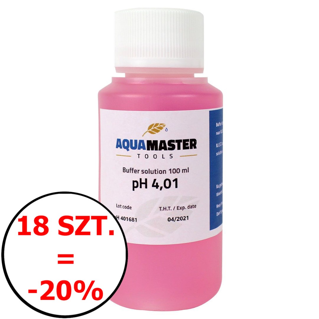 PŁYN / FLUID DO KALIBRACJI MIERNIKA pH 4.01, 100ml, AQUA MASTER TOOLS