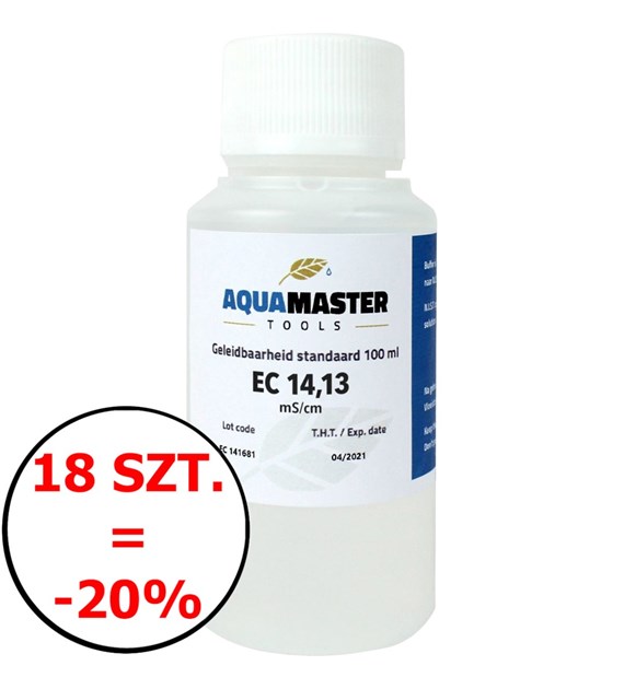 PŁYN / FLUID DO KALIBRACJI MIERNIKA EC / KONDUKTOMETRA - EC 1413, 100ML, AQUA MASTER TOOLS