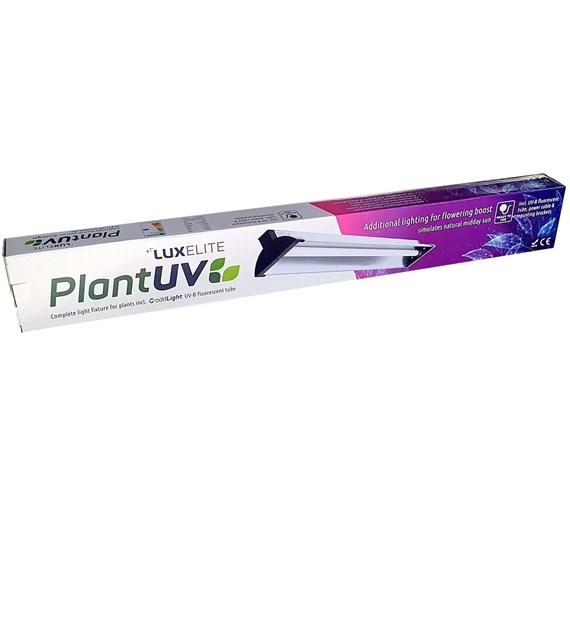 !-LAMPA UV - PlantUV 24W, ZWIĘKSZA PRODUKCJĘ ŻYWICY I SUBSTANCJI AKTYWNYCH,  LUXELITE, do uprawy roślin