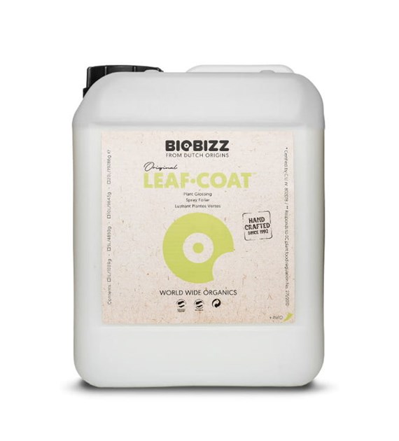 LEAF COAT 10L,  PŁYN OCHRONNY NA PLEŚŃ I OWADY, HAMUJE PAROWANIE, BIOBIZZ