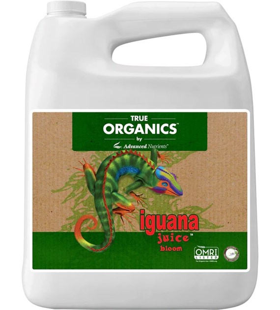 !-OG Organics™ IGUANA JUICY BLOOM 5L, ORGANICZNY NAWÓZ NA KWITNIENIE, (gleba, hydro, kokos), ADVANCED NUTRIENTS