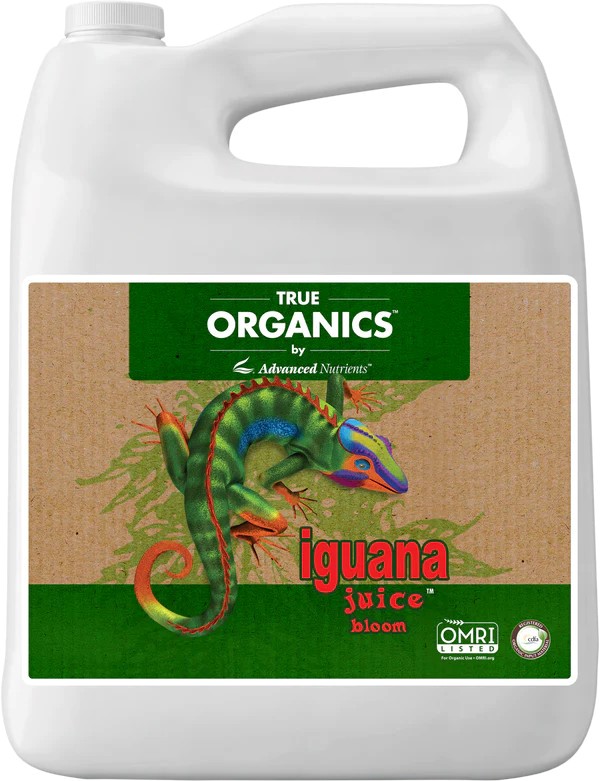 !-OG Organics™ IGUANA JUICY BLOOM 5L, ORGANICZNY NAWÓZ NA KWITNIENIE, (gleba, hydro, kokos), ADVANCED NUTRIENTS