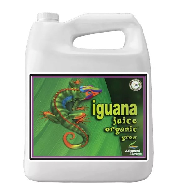 !-OG Organics™ IGUANA JUICY GROW 4L, ORGANICZNY NAWÓZ NA WZROST, (gleba, hydro, kokos), ADVANCED NUTRIENTS