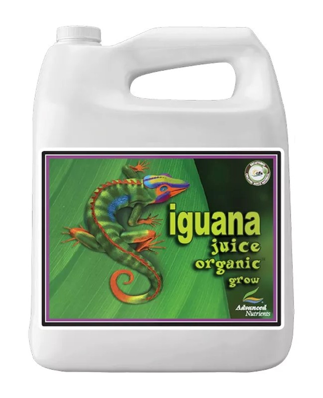 !-OG Organics™ IGUANA JUICY GROW 4L, ORGANICZNY NAWÓZ NA WZROST, (gleba, hydro, kokos), ADVANCED NUTRIENTS