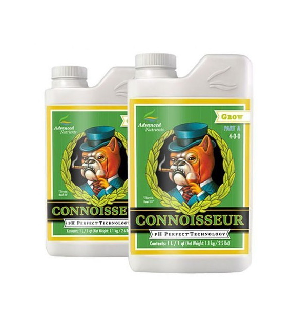 CONNOISSEUR GROW 2x1L, DWUSKŁADNIKOWY NAWÓZ NA WZROST, A+B, (gleba, hydro, kokos), ADVANCED NUTRIENTS