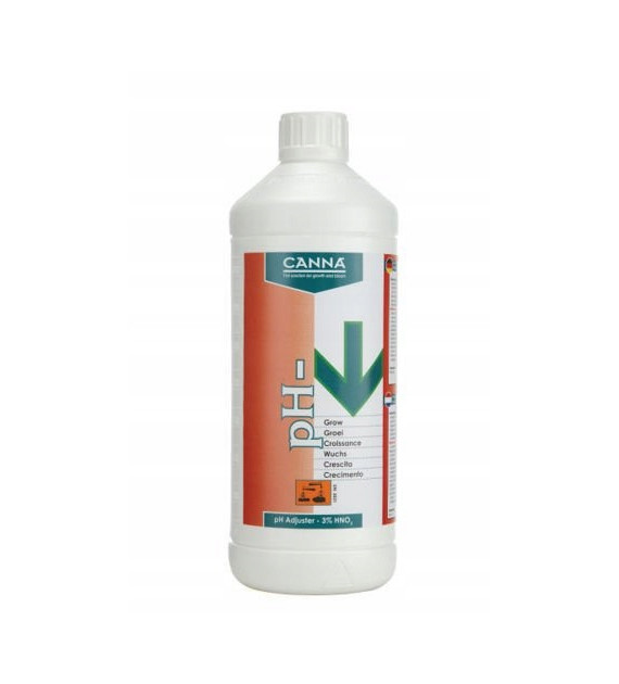 PH MINUS GROWTH (3%), 1L, REGULATOR OBNIŻAJĄCY pH, NA WZROST, CANNA