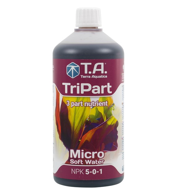 TRI PART MICRO SOFT -  FLORA MICRO,  0.5L/500ML, NAWÓZ UZUPEŁNIAJĄCY DO WODY MIĘKKIEJ, TERRA AQUATICA - GHE