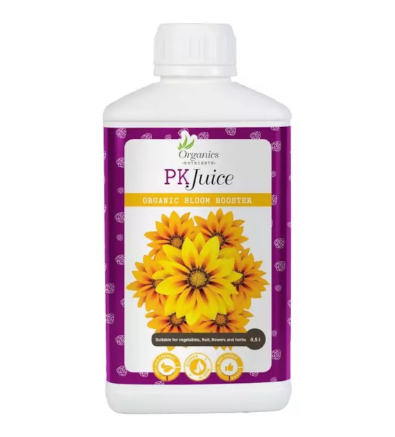PK JUICE 0.5L/500ML,  NAWÓZ / STYMULATOR KWITNIENIA, 70 WITAMIN, MINERAŁÓW I ENZYMÓW, ORGANICS NUTRIENTS
