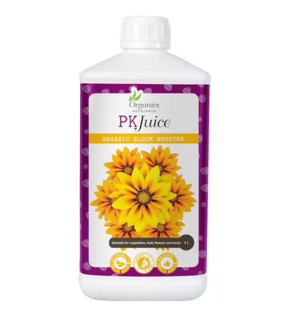 PK JUICE 1L,  NAWÓZ / STYMULATOR KWITNIENIA, 70 WITAMIN, MINERAŁÓW I ENZYMÓW, ORGANICS NUTRIENTS