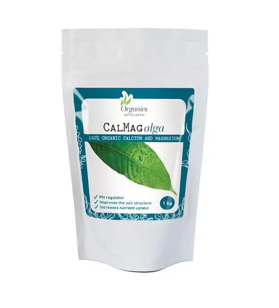 CALMAG ALGA 1KG - NATURALNY MAGNEZ I WAPŃ ORAZ WITAMINY Z ALG, REGULUJE PH, ORGANICS NUTRIENTS