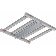 !-LAMPA LED 240W TRPS 2,7 µmol/J, oświetla 80x80cm, Z REGULACJĄ MOCY, TERPENES PRODUCER, DO UPRAWY ROŚLIN, DUAL -  FULL SPECTRUM, 0-10V / RJ14, lumatek, VF KRAKOW,