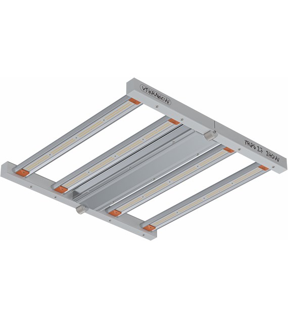 !-LAMPA LED 240W TRPS 2,7 µmol/J, oświetla 80x80cm, Z REGULACJĄ MOCY, TERPENES PRODUCER, DO UPRAWY ROŚLIN, DUAL -  FULL SPECTRUM, 0-10V / RJ14, lumatek, VF KRAKOW,