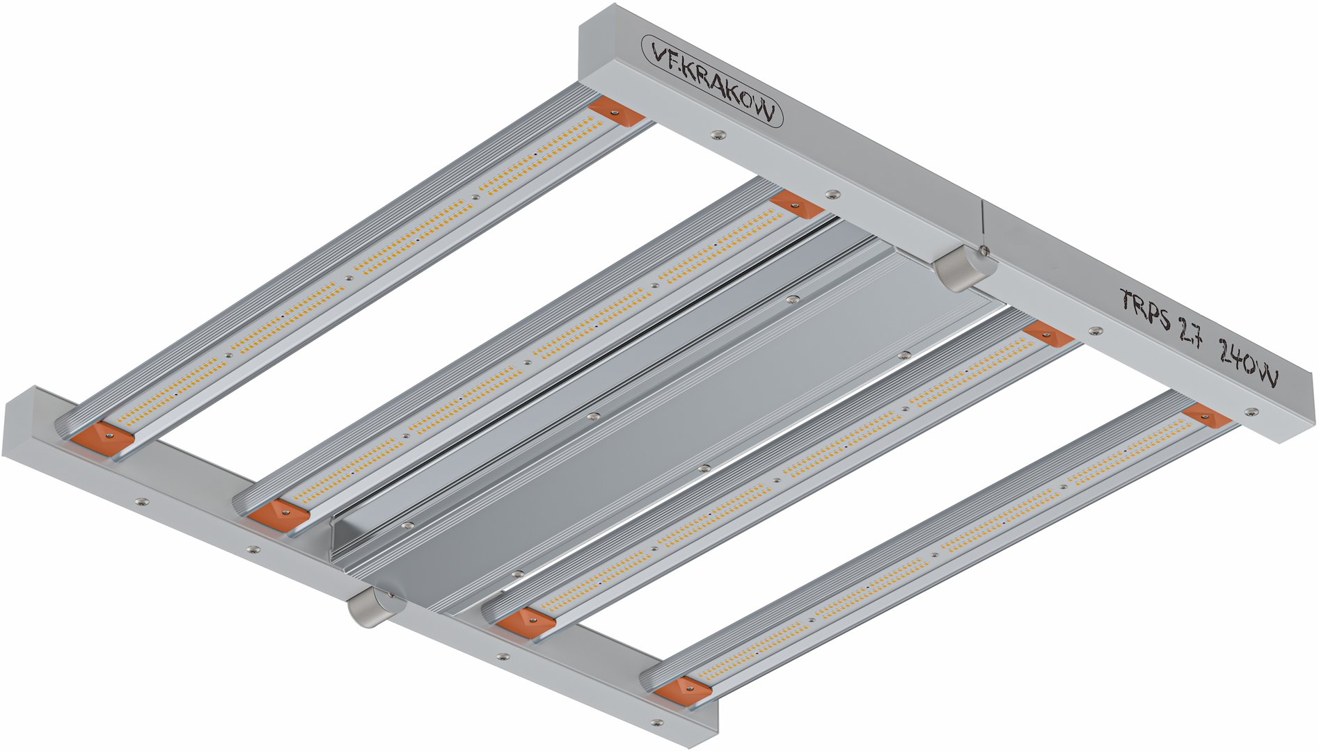 !-LAMPA LED 240W TRPS 2,7 µmol/J, oświetla 80x80cm, Z REGULACJĄ MOCY, TERPENES PRODUCER, DO UPRAWY ROŚLIN, DUAL -  FULL SPECTRUM, 0-10V / RJ14, lumatek, VF KRAKOW,