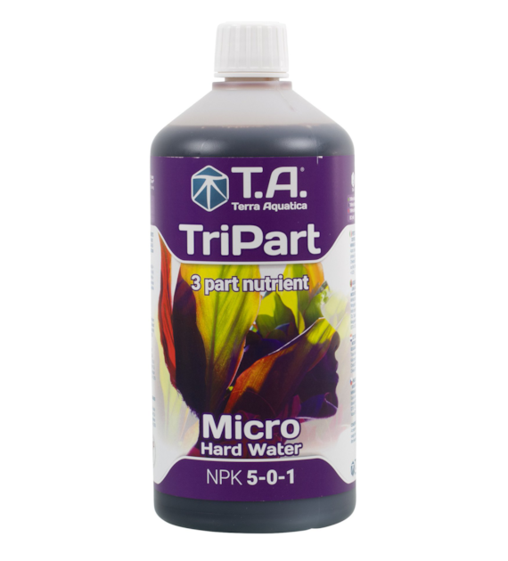 TRI PART MICRO HARD - FLORA MICRO,  0.5L/500ML, NAWÓZ UZUPEŁNIAJĄCY DO WODY TWARDEJ,  TERRA AQUATICA - GHE