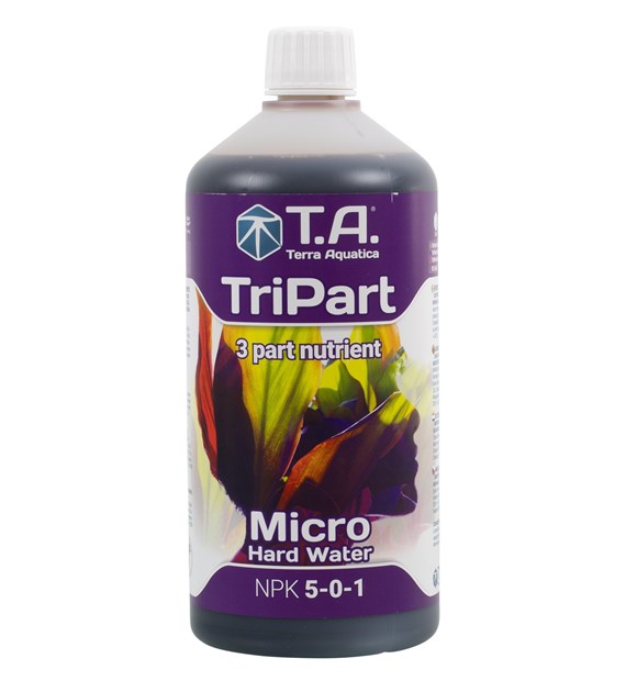 TRI PART MICRO HARD - FLORA MICRO,  0.5L/500ML, NAWÓZ UZUPEŁNIAJĄCY DO WODY TWARDEJ,  TERRA AQUATICA - GHE