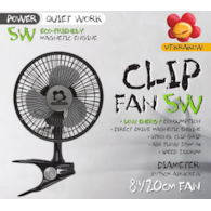 CICHY WENTYLATOR MIESZAJĄCY fi15/20cm Z KLIPSEM, SILNIK MAGNETYCZNY 5W, 230V/DC5W, ENERGOOSZCZĘDNY, BEZSTYKOWY, VF.Krakow, profan, klips