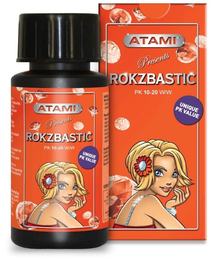 ROKZBASTIC 100ml, STYMULATOR KWITNIENIA, PK 10-20 + ŻELAZO, BOOSTER, ATAMI