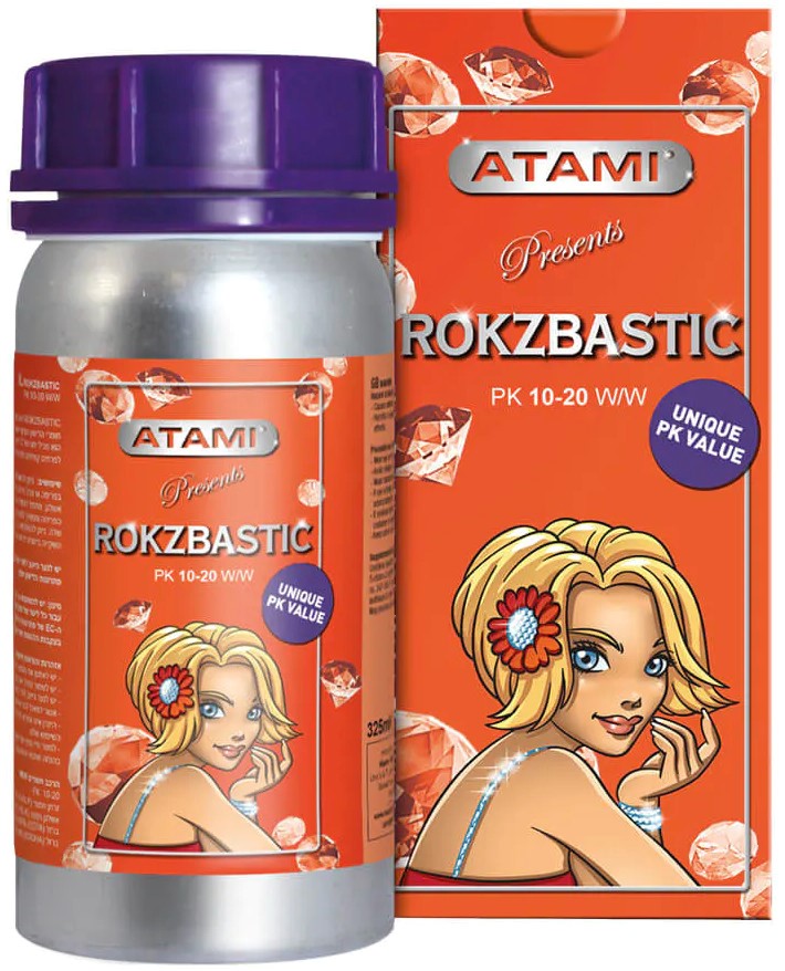 ROKZBASTIC 325ml, STYMULATOR KWITNIENIA, PK 10-20 + ŻELAZO, BOOSTER, ATAMI