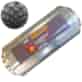 TŁUMIK AKUSTYCZNY, ALU, ULTRALEKKI VF-SILVER, fi-200mm, dł-600mm, 2,5kg, for ROOMs,  SILENCER LIGHT
